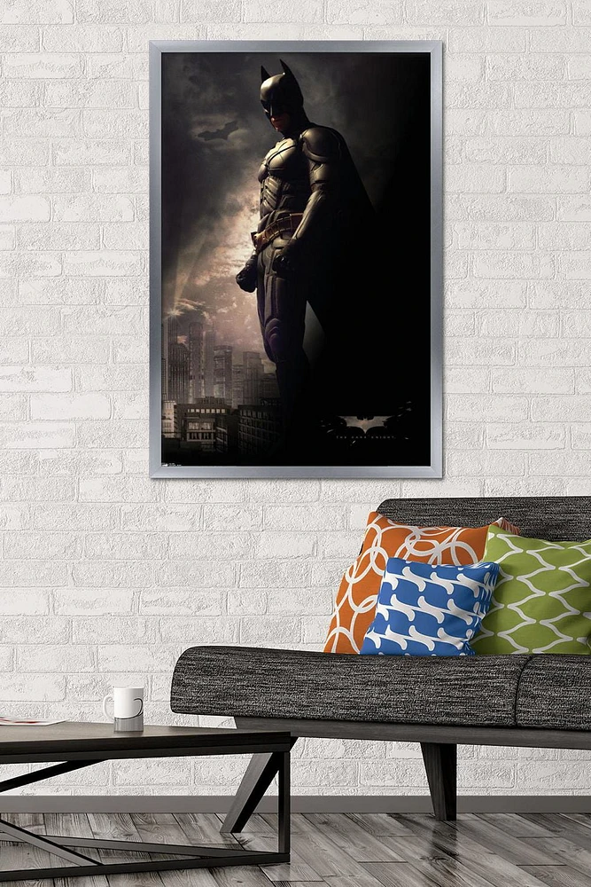 DC Comics Movie - the Dark Knight Batman Shadows Wall Poster, 22.375" x 34" Framed