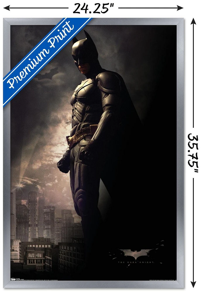 DC Comics Movie - the Dark Knight Batman Shadows Wall Poster, 22.375" x 34" Framed