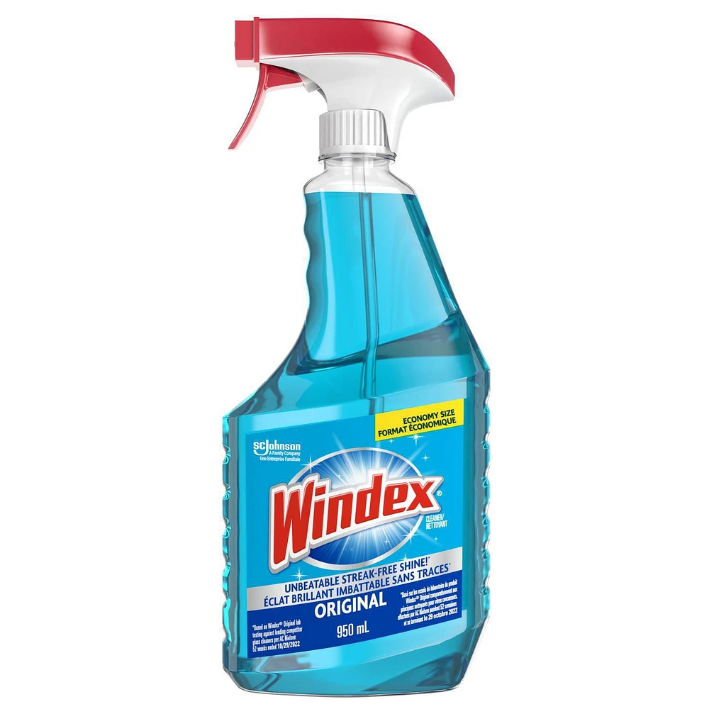 Windex® Glass Cleaner, Original, 950mL