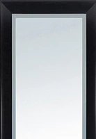 hometrends Over the Door Mirror Black 15.5” x 51.3” x 0.7”