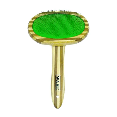 Grande brosse-lissoir en bambou pour chiens