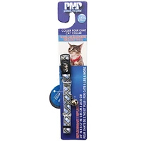 Protect Me Alert Series PMP Blue And Grey Plaid Reflective CAT Collar