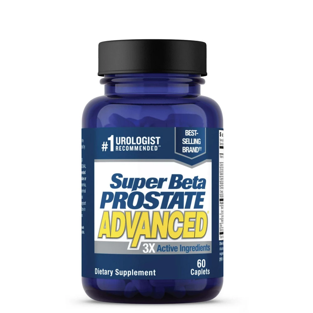 Super Beta Prostate®Advanced, Reduce the Symptom of BPH with Beta Sitosterol and Saw Palmetto, 60 Tablets