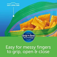 Ziploc® Snack Bags with Grip 'n Seal Technology, 40 Bags