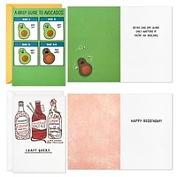 Hallmark Shoebox Funny Birthday Cards Assortment (8 Cards with Envelopes)