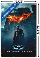 DC Comics Movie - The Dark Knight Batman Logo on Fire One Sheet Wall Poster, 22.375" x 34"