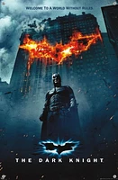 DC Comics Movie - The Dark Knight Batman Logo on Fire One Sheet Wall Poster, 22.375" x 34"