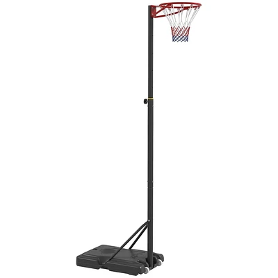 Soozier Portable Basketball Hoop, 8-10ft Height Adjustable, with Wheels