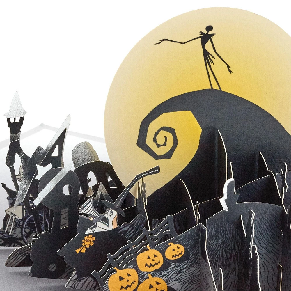 Hallmark Signature Paper Wonder Nightmare Before Christmas Pop Up Birthday Card (Happy Nightmares)