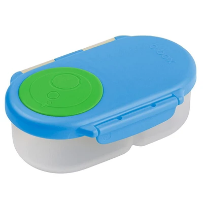 Boîte à goûter b.box pour enfants et tout-petits : contenants à 2 compartiments, mini boîte à bento. Étanche, sans BPA. À partir de 4 mois (capacité de 340 ml).