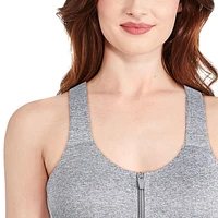 Athletic Works Women's Zipper Bra, Sizes S-3XL