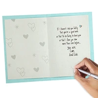 Hallmark Love Card for Him, Lucky Me to Have You (Valentines Day Card or Anniversary Card)