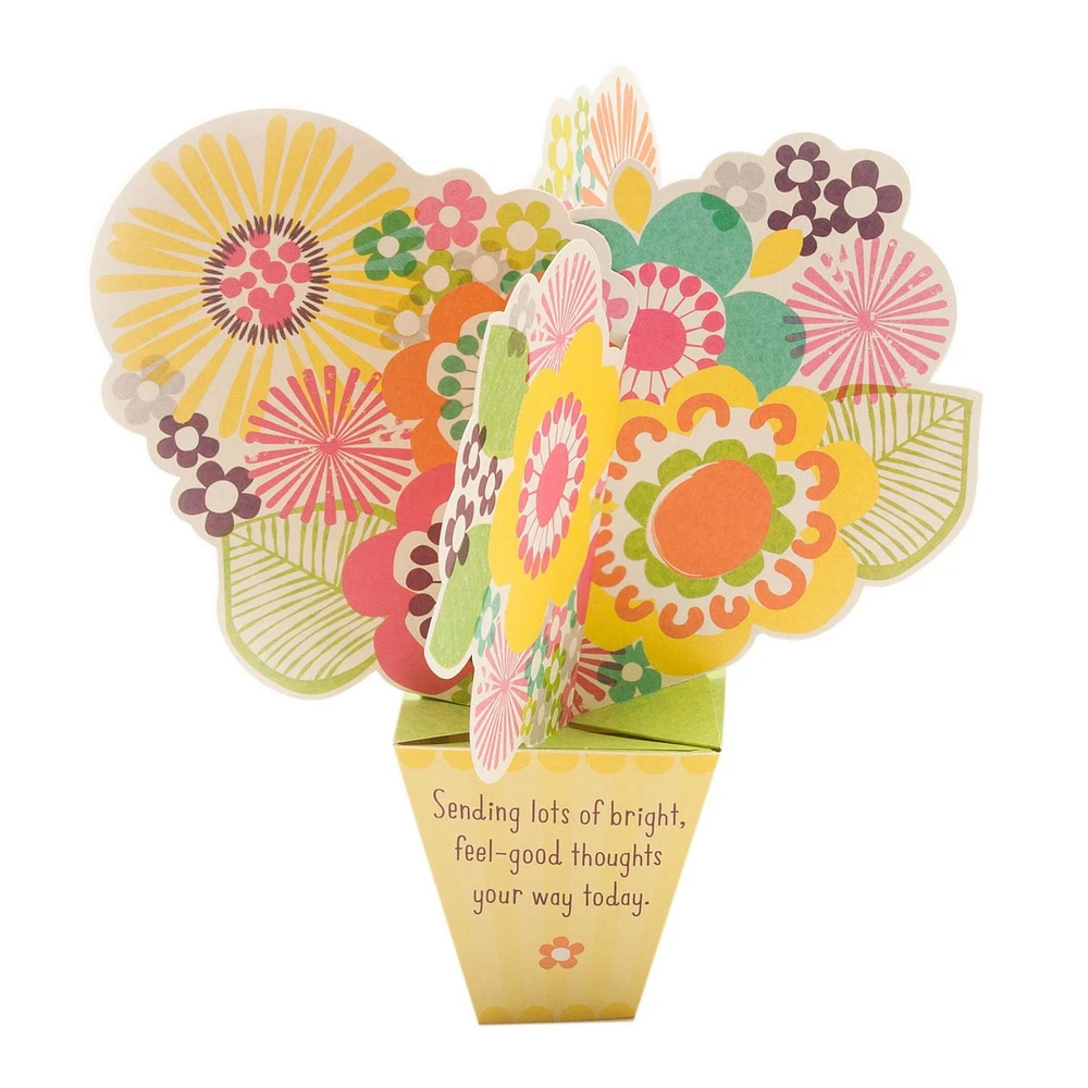 Hallmark Get Well Card (Pop Up Flowers)