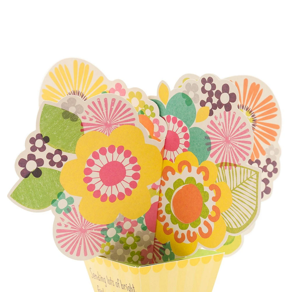 Hallmark Get Well Card (Pop Up Flowers)