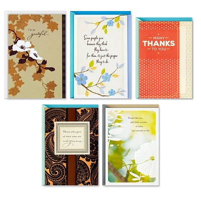 Hallmark Thank You Cards Assortment (5 Cards with Envelopes)