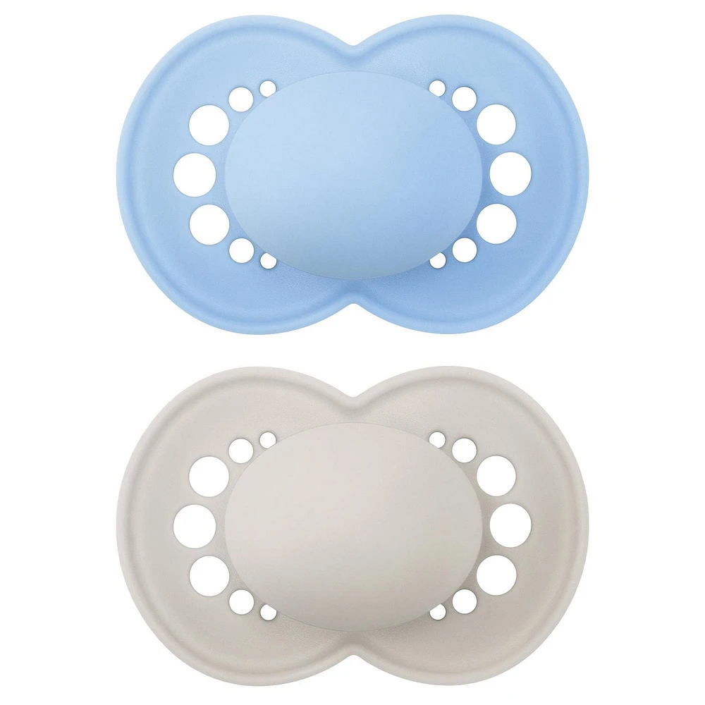 Suce MAM Original Matte (emballage de deux, 1 boîtier de stérilisation), suces 16 mois et plus Suce MAM Matte 16+m