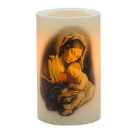 Inglow 5" Tall Sacred Heart LED Candle