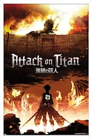 Attack on Titan - Fire Wall Poster, 22.375" x 34"