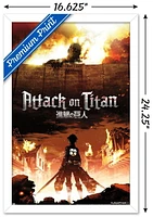 Attack on Titan - Fire Wall Poster, 22.375" x 34"