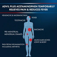 Advil PLUS Acetaminophen - 36 Tablets, 36 Tablets