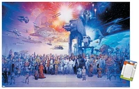 Star Wars: Saga - Galaxy Wall Poster, 22.375" x 34"