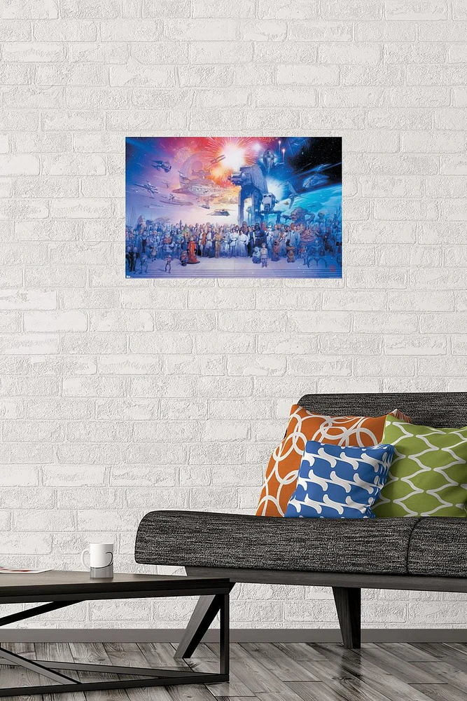 Star Wars: Saga - Galaxy Wall Poster, 22.375" x 34"