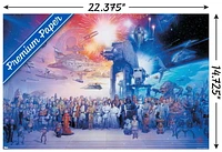 Star Wars: Saga - Galaxy Wall Poster, 22.375" x 34"