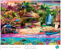 Buffalo Games - Art of Play - Tropical Island Holiday - 1500 Piece Jigsaw Puzzle