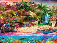 Buffalo Games - Art of Play - Tropical Island Holiday - 1500 Piece Jigsaw Puzzle