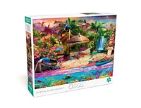 Buffalo Games - Art of Play - Tropical Island Holiday - 1500 Piece Jigsaw Puzzle