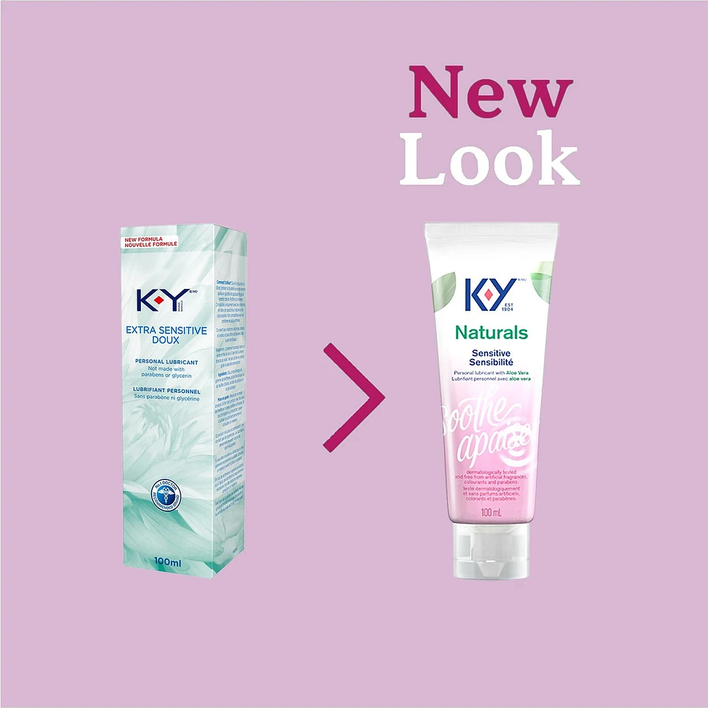 K-Y® Personal Lubricant, Extra Sensitive, gel, 100 mL