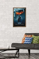 DC Comics Movie - The Dark Knight Batman Logo on Fire One Sheet Wall Poster, 22.375" x 34"