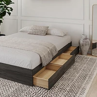 3-Drawer Queen Size Storage Platform Bed