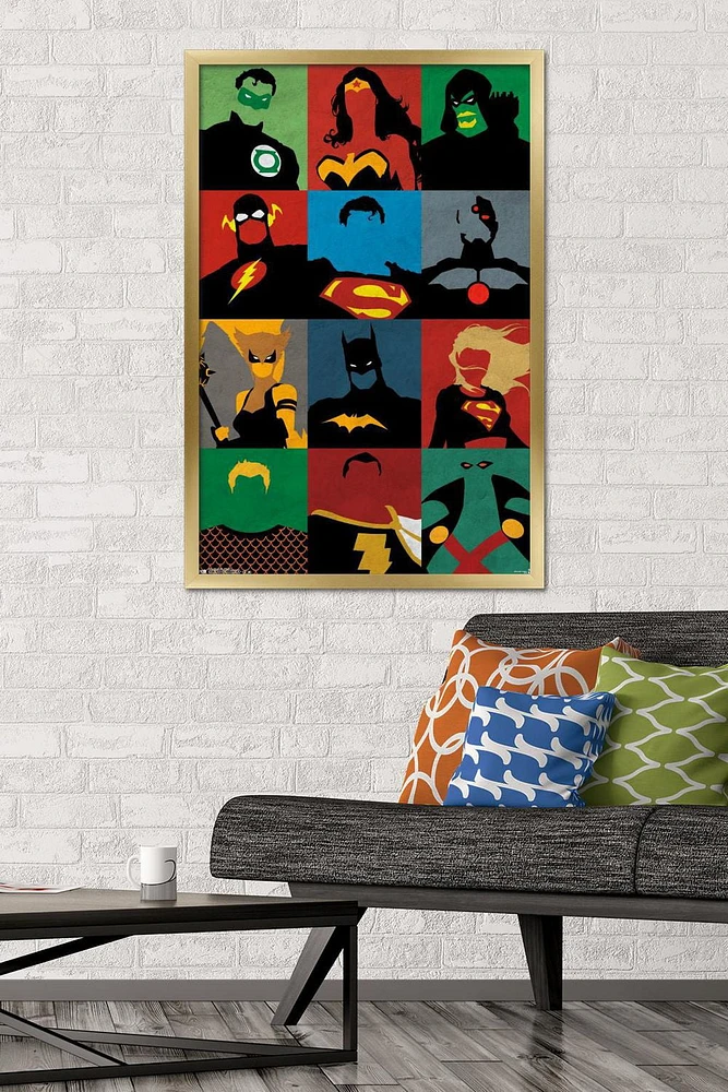 DC Comics - Justice League Minimalist Wall Poster