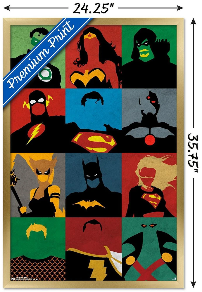 DC Comics - Justice League Minimalist Wall Poster