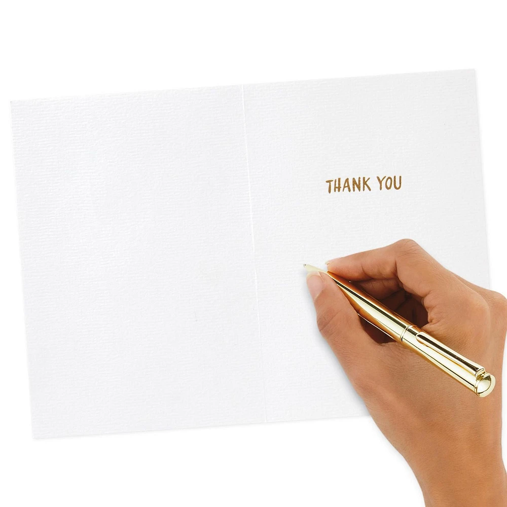 Hallmark Signature Thank You Greeting Card