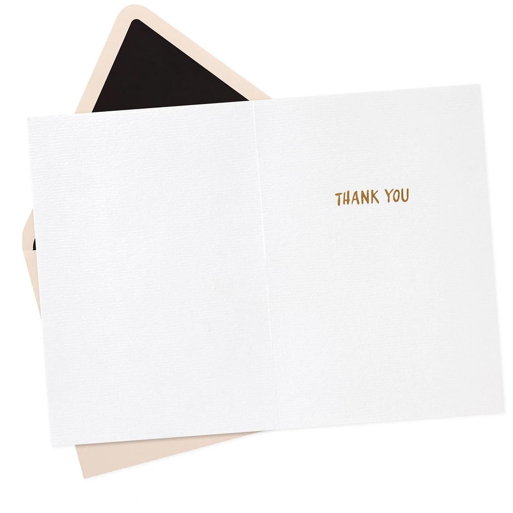 Hallmark Signature Thank You Greeting Card