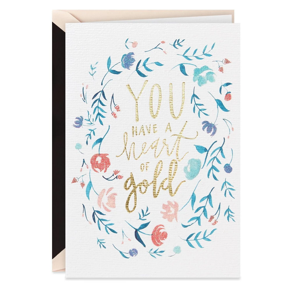 Hallmark Signature Thank You Greeting Card