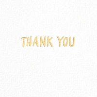 Hallmark Signature Thank You Greeting Card