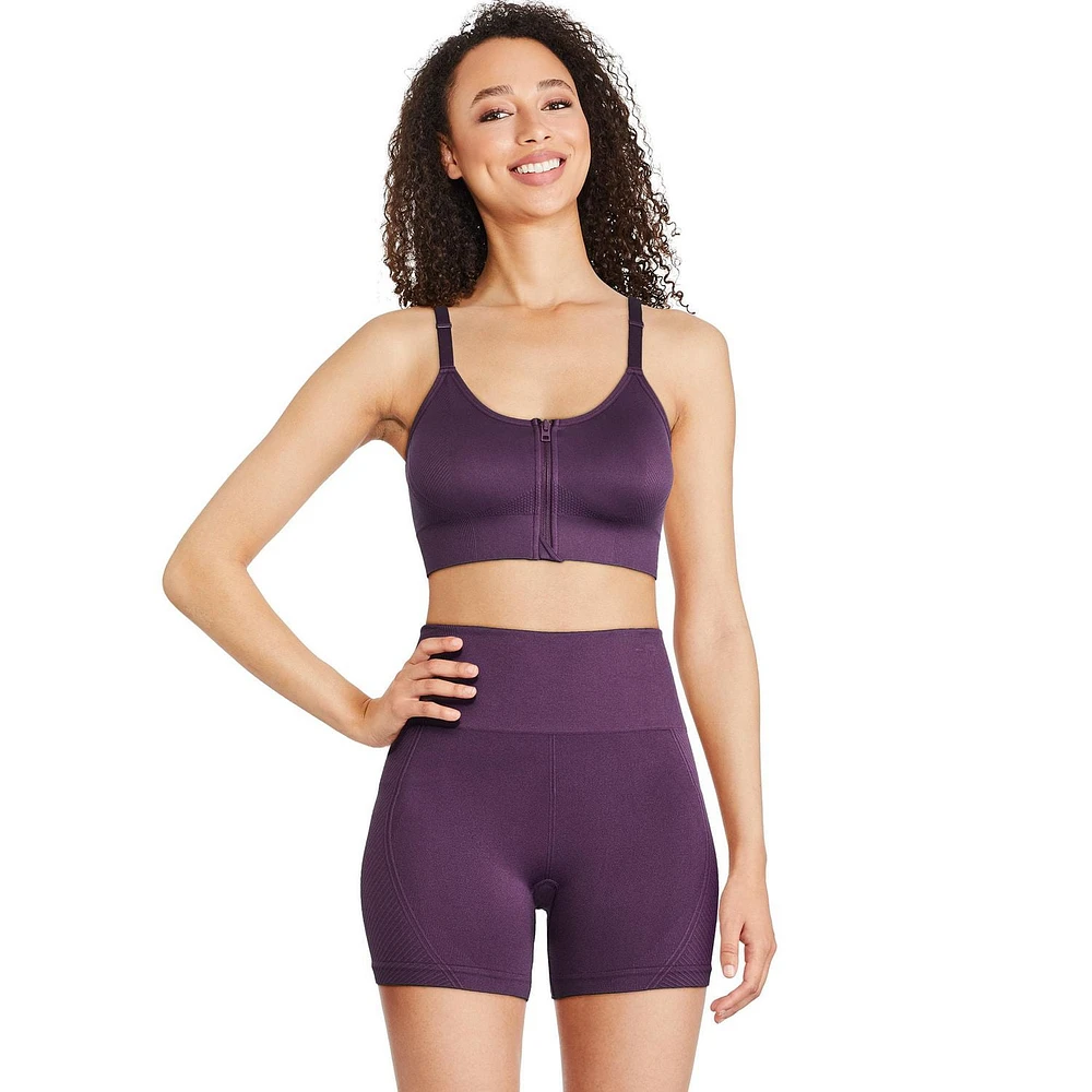 Athletic Works Women's Zipper Bra