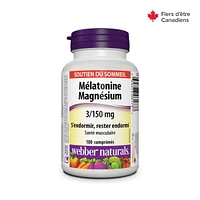Webber Naturals® Melatonin Magnesium, 3/150 mg, 100 Tablets