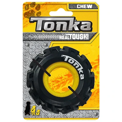 Tonka Seismic Tread Tire Dog Toy, 3.5 inch