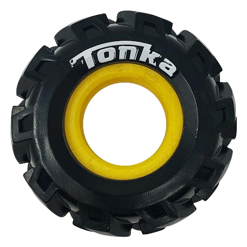 Tonka Seismic Tread Tire Dog Toy, 3.5 inch