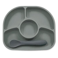 Yümi: Silicone Plate & Spoon Set