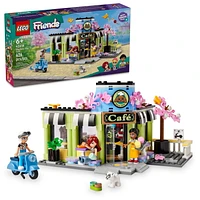 LEGO Friends Heartlake City Café Shop Toy for Kids, Bakery Building Set, Birthday Gift Idea for Girls and Boys Ages 6 Years and Up with 3 Mini Dolls and a Dog Toy Figure, 42618, Includes 426 Pieces, Ages 6+