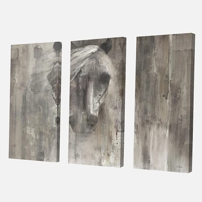 Designart Farmhouse Horse Canvas Wall Art