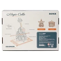 ROKR Magic Cello Mechanical Music Box AMK63 - 3D Puzzle (199 Pieces)