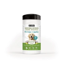 Le Salon Soothing Oatmeal Pet Wipes, Dog Wipes 50 pack