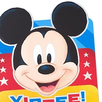 Hallmark Disney Mickey Mouse Birthday Card for Kids