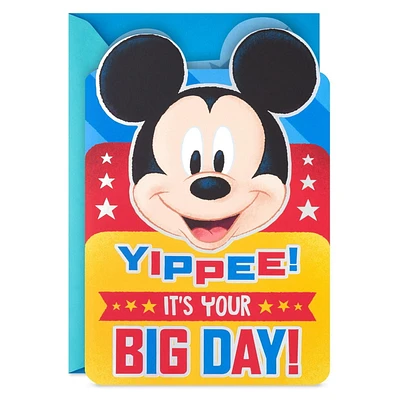 Hallmark Disney Mickey Mouse Birthday Card for Kids